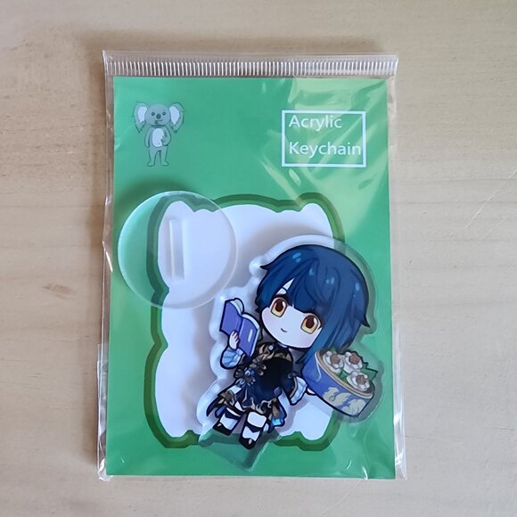 Fan Art Genshin Impact Characters Acrylic Stands Set Of 4 Childe Ganyu Xingqui - Picture 8 of 9